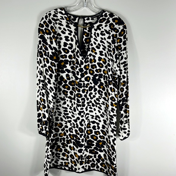 Karina Grimaldi Dresses & Skirts - Karina Grimaldi Leopard Print Dress Size Large